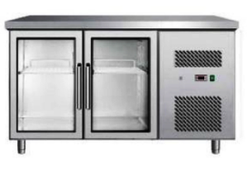 Bancada Refrigerada 2 Portas Vidro | EPF3720 | Douro