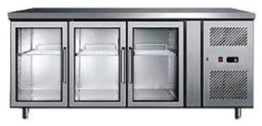 Bancada Refrigerada 3 Portas Vidro | EPF3730 | Douro