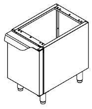 Estrutura apoio Fogao com 1 Porta Pivotante