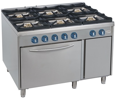 Fogão Gás 6 Queimadores 1 Forno | FQ90601 | Gralux