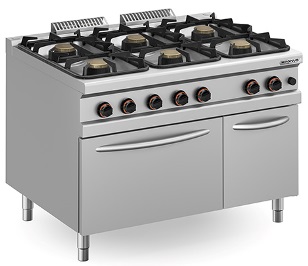 Fogão Gás 6 Queim. 1 Forno | F6GFGA M9120 NV | Magnus